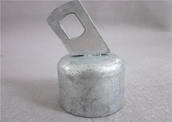 Smooth 1-3/8 Chain Link Fence Rail End / Chain Link Fence Fittings Easy Install