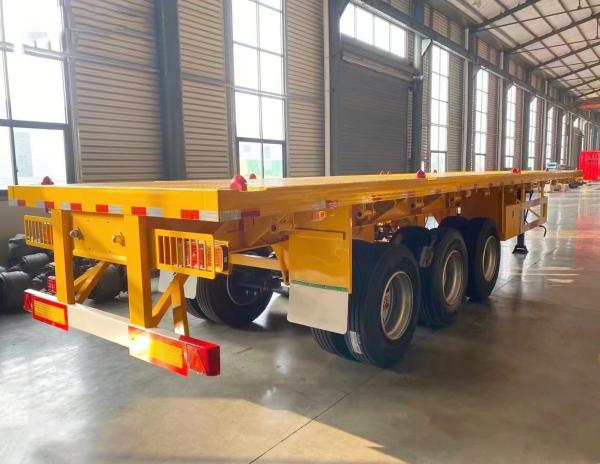 3 Axle 40FT 20FT Container Chassis Skeleton Truck Semi Trailer for Container Transport