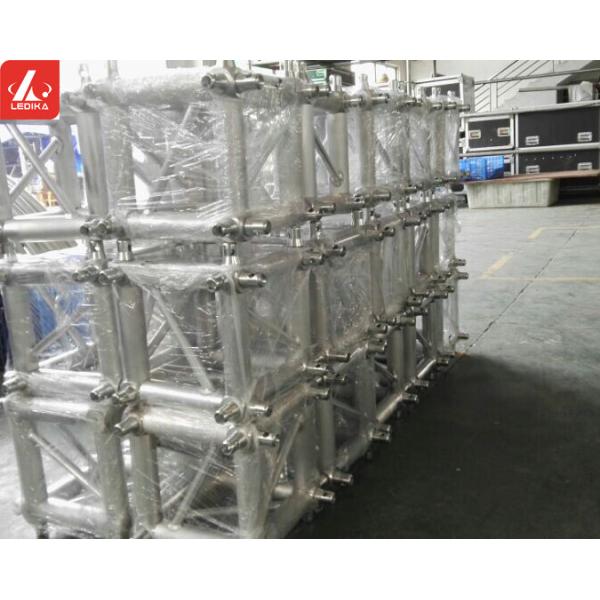 ISO 9001 Aluminum Spigot Truss 6 Way Box Corner Stage Truss Systems 290 * 290