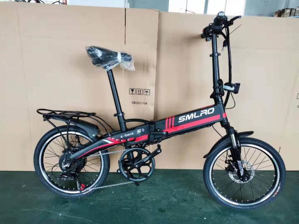 750w 20 Inch Wheel Electric Bikes 7speed Geared With 14AH Hidden Battery