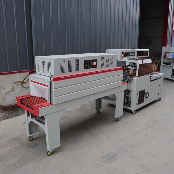 L Shaped Fully Automatic Shrink Wrap Packing Machine 1.35KW For Food And Beverage