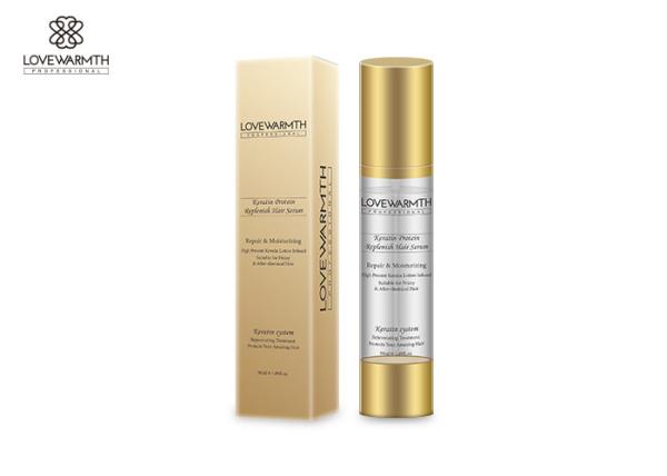 A proteína hidratando da queratina do soro do cabelo reabastece para cabelo crespo/químico