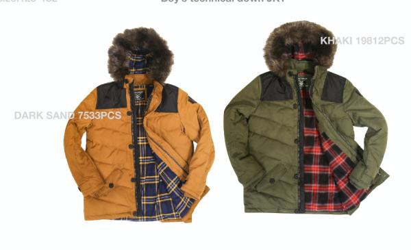 Junior Boy's Children's Winter Clothes Warm Winter Puffer Coats With Fur Hood