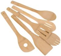 Bamboo Wooden Kitchen Cooking Utensils Set