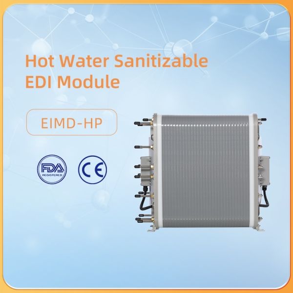 High Temp Resistant EDI Module With Chemical Free Regeneration 90-95% Recovery