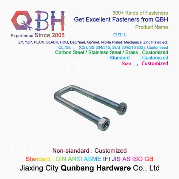 Болт M6 квадратной карты прямоугольный гальванизированный u - M10