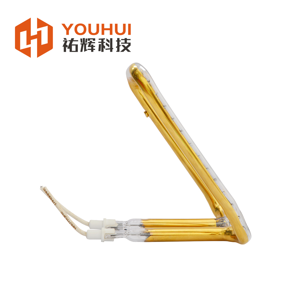 Custom Quartz Infrared Heating Element Tube single halgen lamp for Industrial Heating