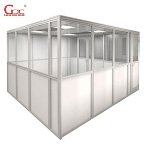 Class 1 K 50 m2 Prefab Cleanroom with 9 FFU Hardwall for Southeast Asia