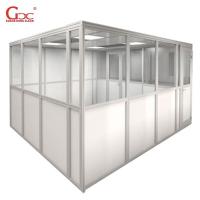 Cleanroom préfabriqué de la classe 1K 50m2 9pcs FFU/Cleanroom de Hardwall