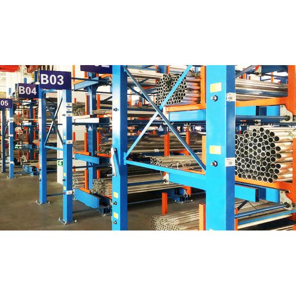 A13: Manual Telescopic Cantilever Rack for Long Materials Warehouse Storage Racking
