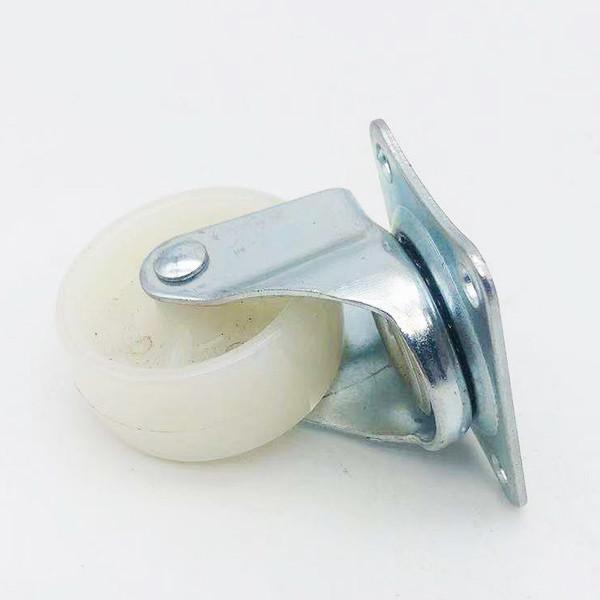 360 Degree 3 Inch White PP Wheel Furniture Cabinets  Caster