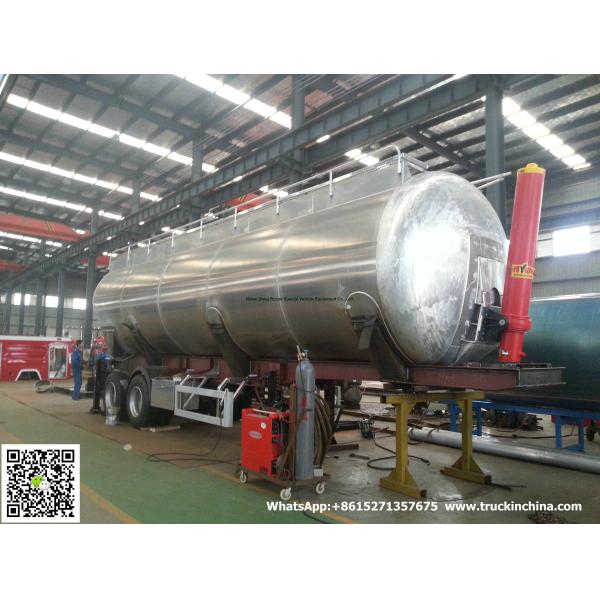 Aluminum Alloy  Wheat Flour Bulk Tanker with Tipping Hydraulic Cylinder (6000USG-10000USG ）whApp:+8615271357675