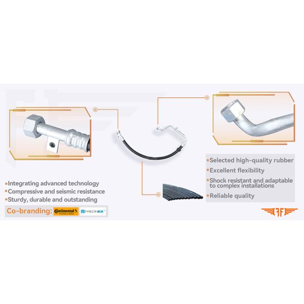 Mercedes Benz A9418300315 Suction Air Conditioning Pipeline For Actros MP3