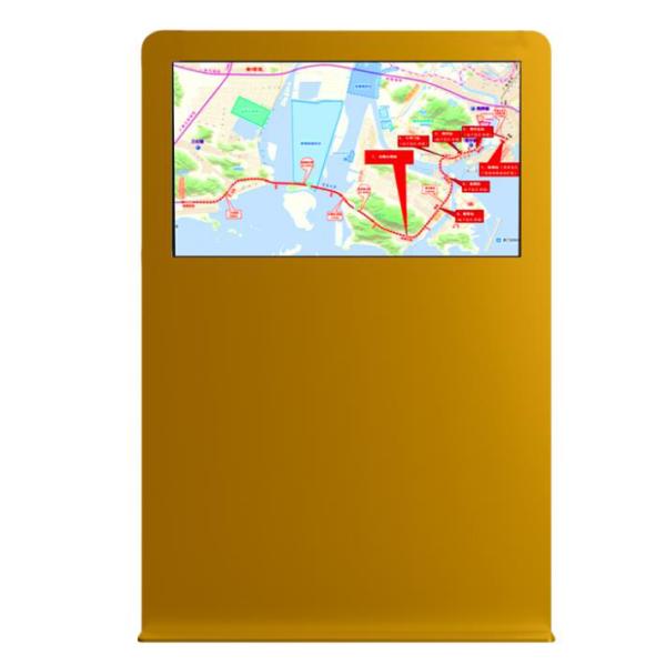 FHD 1920x1080 LCD Touch Screen Billboard 60000 Hours Life Expectance