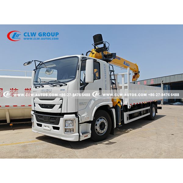 ISUZU GIGA 8x4 16-Ton Straight Boom Crane Truck with 360° Rotation and 350HP Euro IV Engine