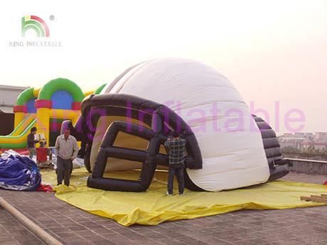 0.4mm PVC  White Inflatable Event Tent With CE Blower For Business