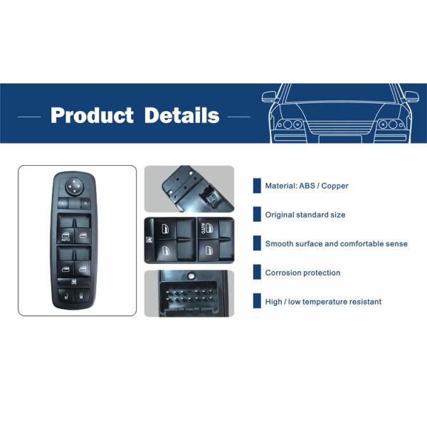 Car Parts master Left Front Glass Window Power Lifter Control Switch For Dodge Journey 2011-2016 68084001AD