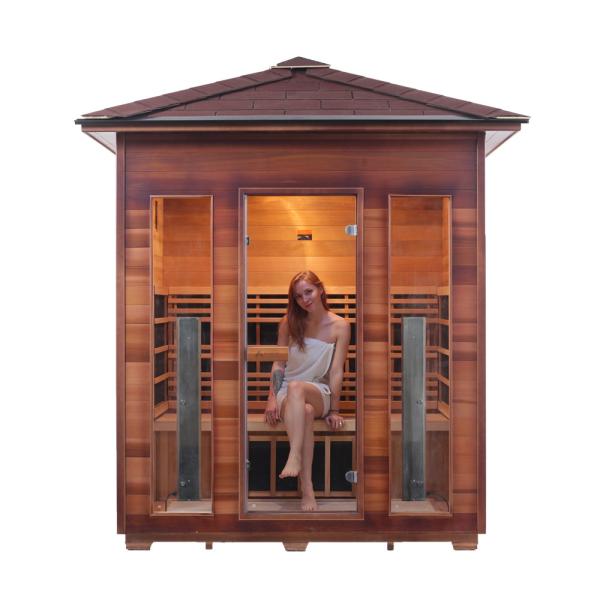 Carbon Panel Heater 4 Person Infrared Sauna Outdoor