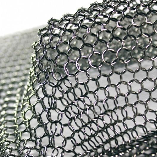 Mail Braided Metal Ring Stainless Steel Bead Chain Curtains Room Partition