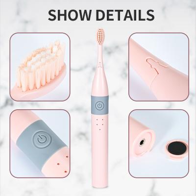Mini Automatic Travel Electric Toothbrush IPX7 Water Resistant OEM