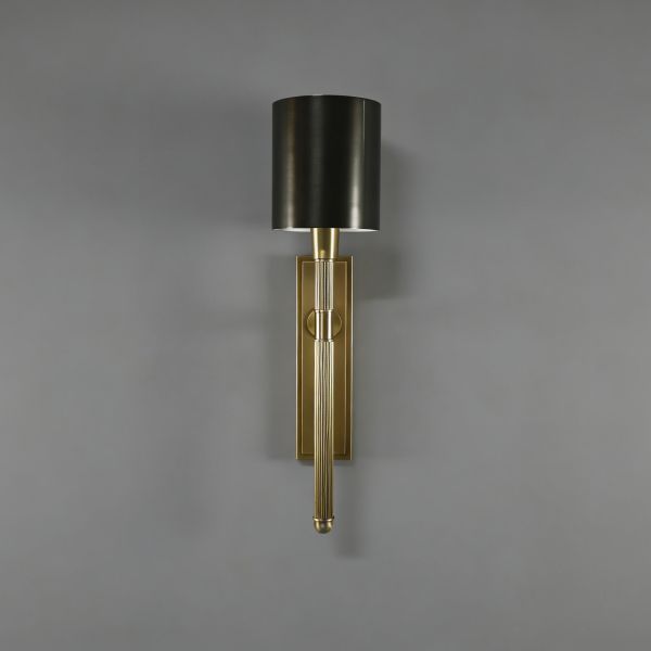 Brass Material Wall Lamp with 2700K Warm White Light and Modern Design for Living Room