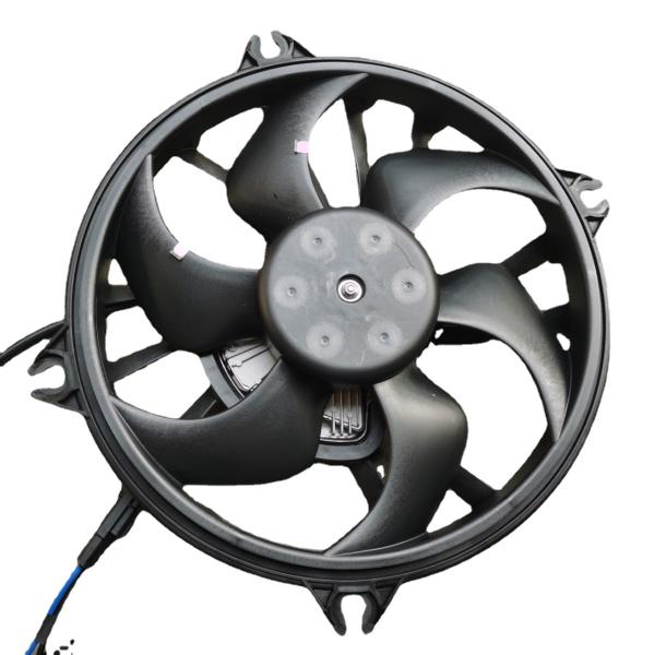 Универсальный 12 дюймовый охлаждающий вентилятор прямого лезвия для радиатора автомобилей Mazda в черном пластике