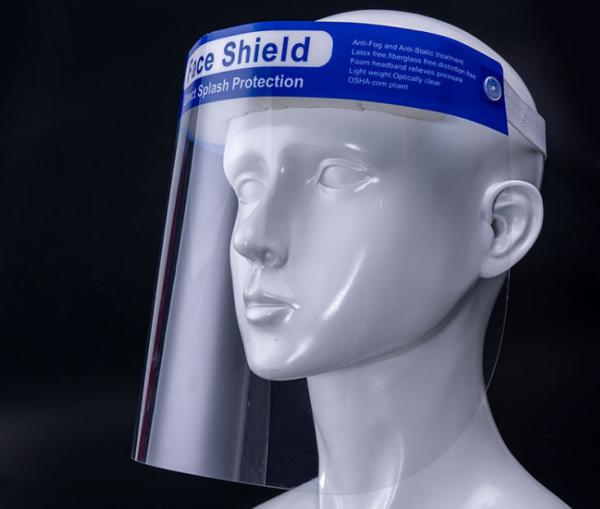 Personal PET Protective Face Shield 450mm Strap Length Long Service Life