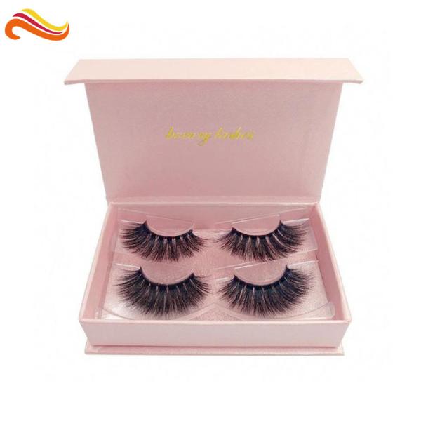Luxury Eyelash Cosmetic Packaging Boxes Handmade eco friendly With Customized  Logo