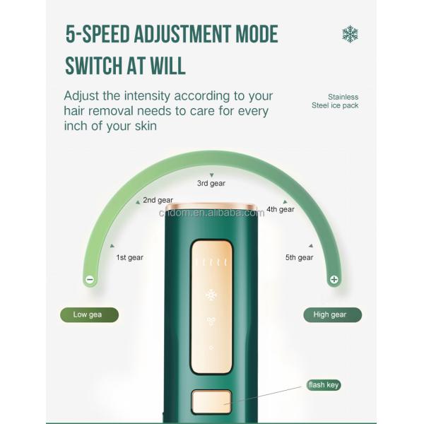 Get Rid of Unwanted Hair at Home IPL Intense Pulsed Light with Ice Cooling Technology