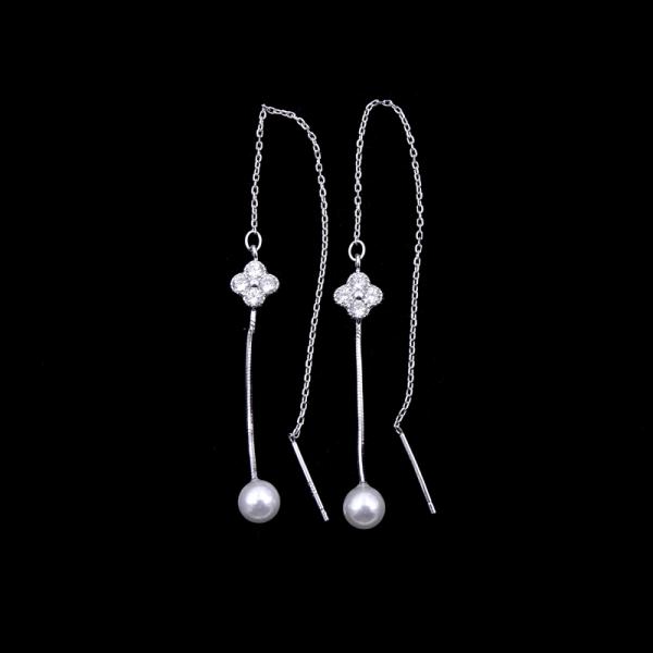 Стиль европейского реального дисплея ювелирных изделий формы С925 кроны серег жемчуга имперского королевский