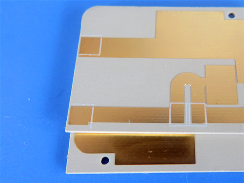 2-layer CuClad 233 RF PCB Board 0.6mm Thick with 108 mm x 59 mm Dimensions and IPC-Class-2 Compliance