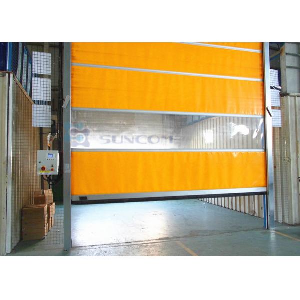 Industrial High Speed PVC Curtain Roll Up Door High Efficiency And Energy Savings