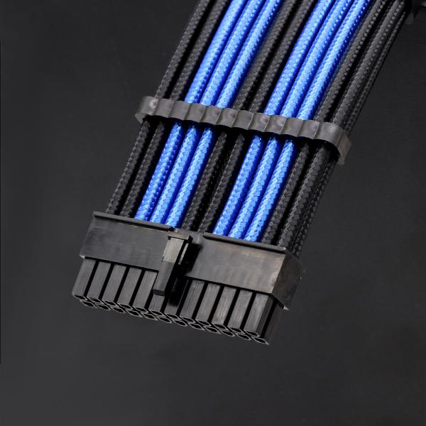 ATX Extension PSU Cable Extension 24 pin Power Supply PSU Extension Sleeved Cable Power Supply Cable PSU Wire Coated Copper