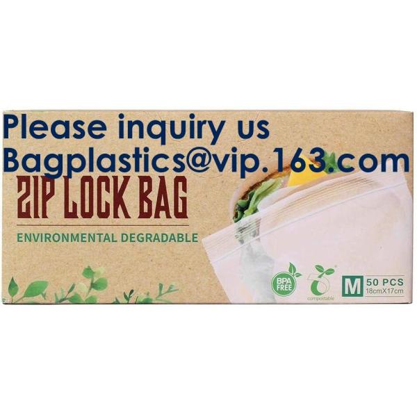 Freezer Sandwich Slider Bags Resealable Reusable, Recyclable, Reclosable, Compostable Biodegradable
