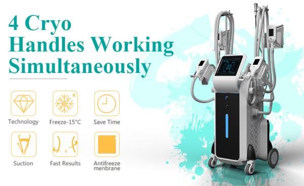 Three modles hot separation technology body contouring fat freezing cryolipolysis machine for clinic