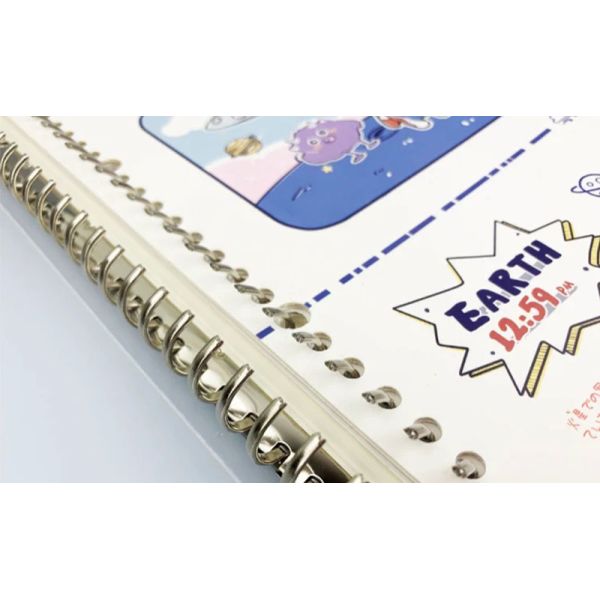 A5 A6 PU Leather Loose-Leaf Book Loose Pages Textbook Notebook