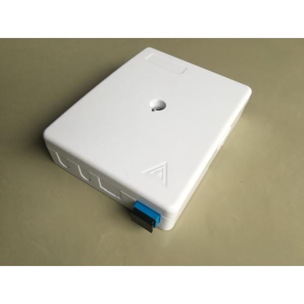 2 Port 2 Core Fiber Optical Termination Box FTTH Indoor Face Plate Socket SC/UPC