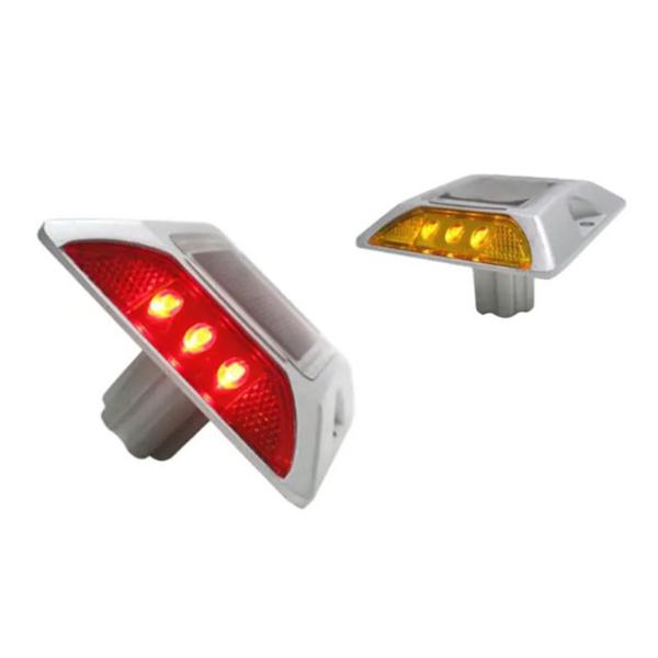 High Brightness Flashing Solar LED Road Stud Reflectors FCC Certificate
