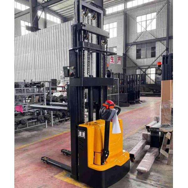 Full Electric Walkie Stacker lift 4000mm 4500mm load 1.6ton with Night Light and horn
