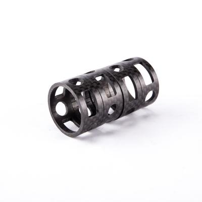 força de alta elasticidade feita à máquina tubo do tubo 20mm do quadrado da fibra do carbono de 40mm