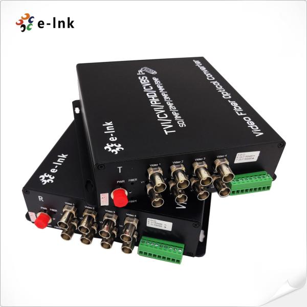 8Ch 5MP HD Video 4 em 1 WDM video 1310nm 1550nm do conversor da fibra