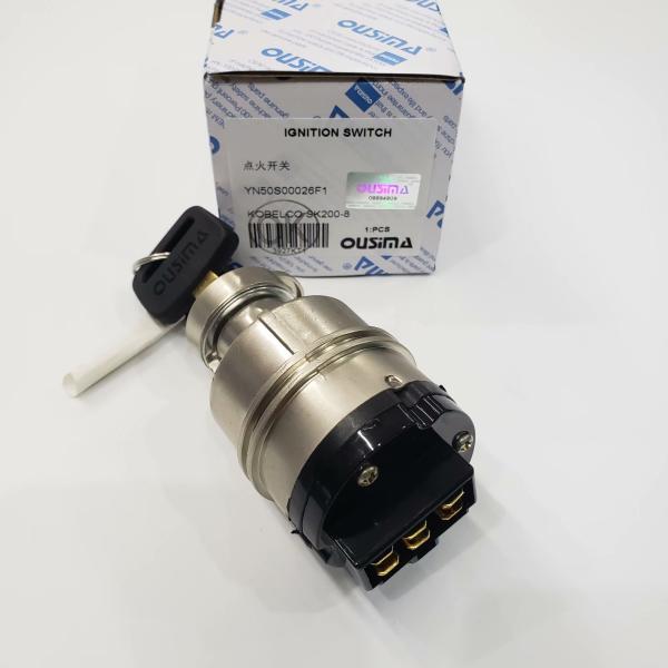 Переключатель зажигания экскаватора YN50S00026F1 для землекопа Kobelco SK200-8