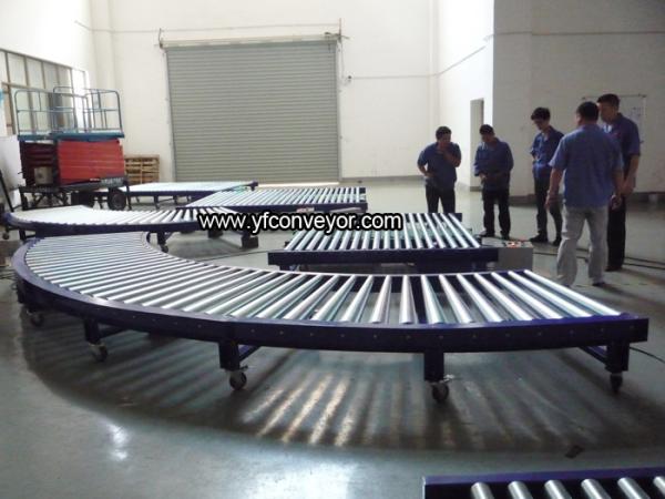 High Quality Wide Motorized Roller Conveyor with good load applied in paper industry