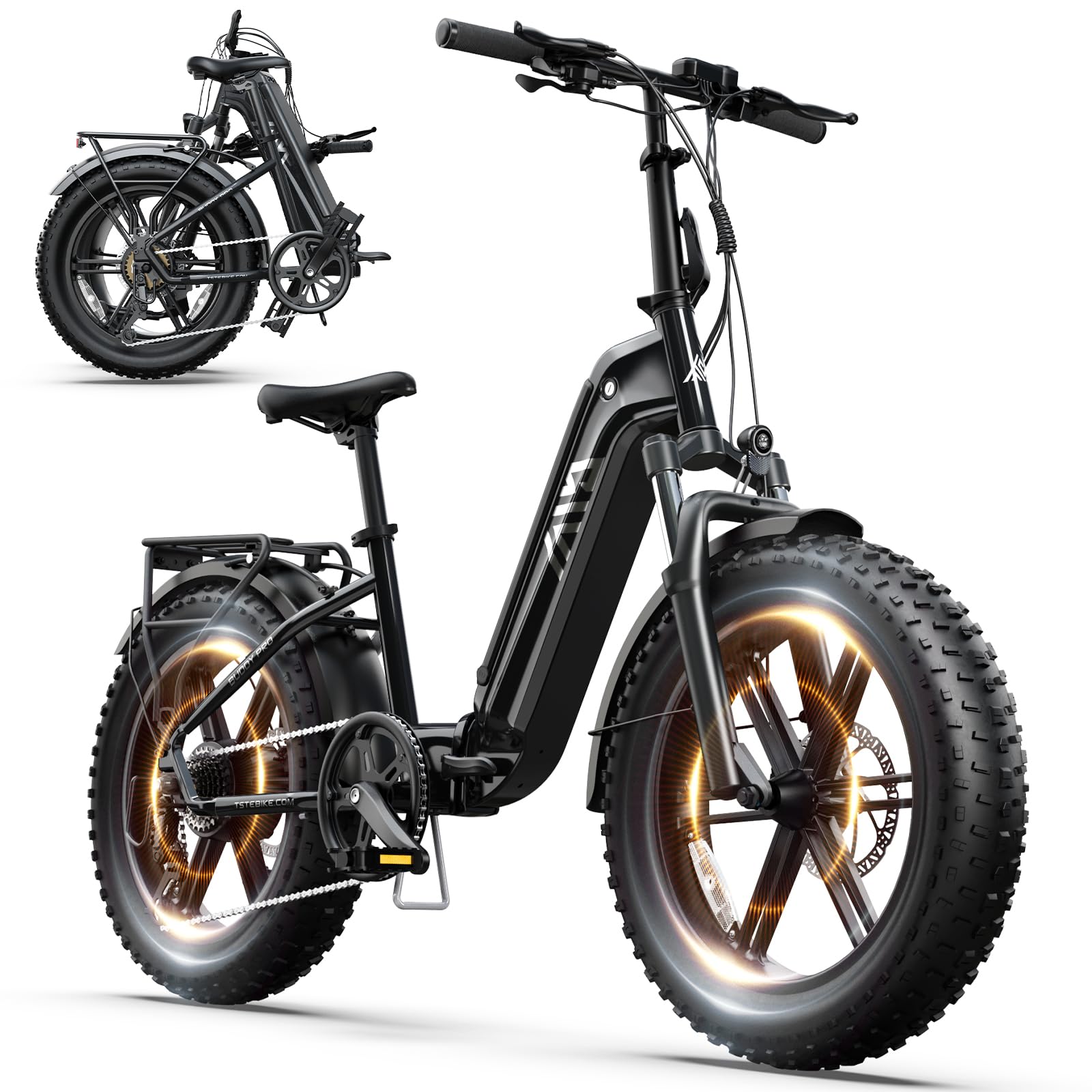 2026 EU Stock F008 Fat Tire Electric Bicycle 48V 20