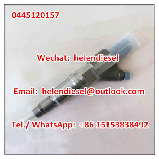 Genuine and New  injector 0445120157 , 0 445 120 157 , for SAIC- HONGYAN 504255185, FIAT 504255185