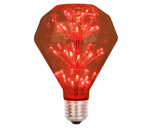 Crystal Glass Diamond G95 E27 Bulb Led 3w Edison Decorative Light Bulbs