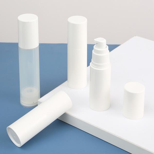 100ml Personal Skin Care Packaging Airless Bottle with PP Collar and Pump