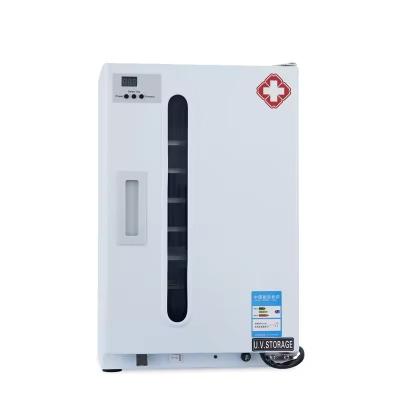 Armário de luz UV de 27L de porta única Armário dental UV de aço inoxidável com configuração de horário
