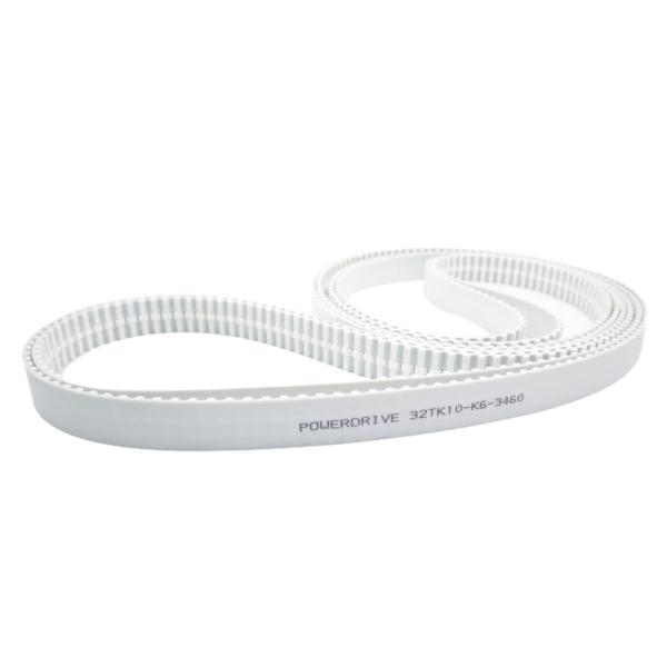 White Htd 20000-Htd14m-40mm-Paz Conveyor Transmission PU Timing Belt