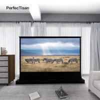 Pantalla ALR de suelo eléctrico de 120 pulgadas para proyector de tiro largo